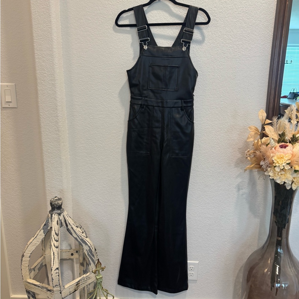 Free People Black Flare Jumpsuit